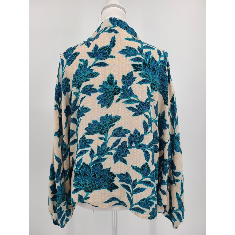 Anthropologie Resort Floral Cardigan One Size Layering Beach Andersen & Lauth - Picture 5 of 12